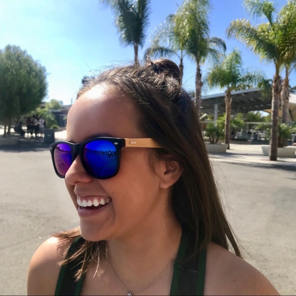 Sunglasses-matte with bamboo